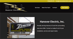 Desktop Screenshot of hanoverelectricinc.com